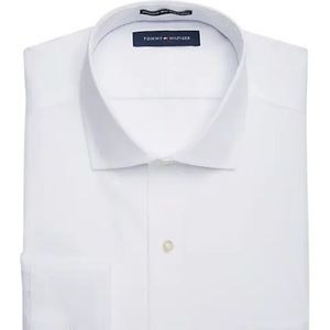 Tommy Hilfiger White Slim Fit Dress Shirt